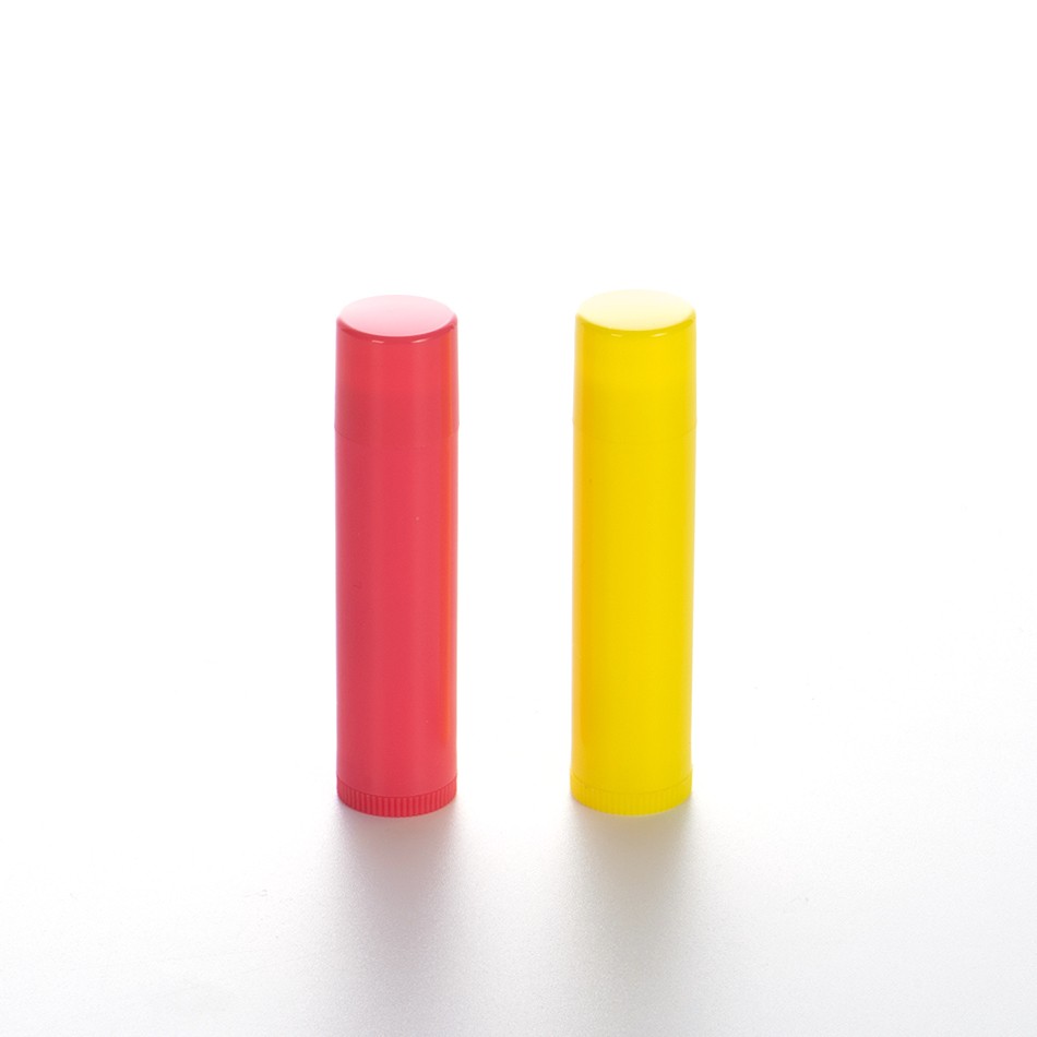 On Sale Cheap Price 5ml Empty red yellow Round Plastic Lipstick Container Mini Lip Balm Tubes 5g 