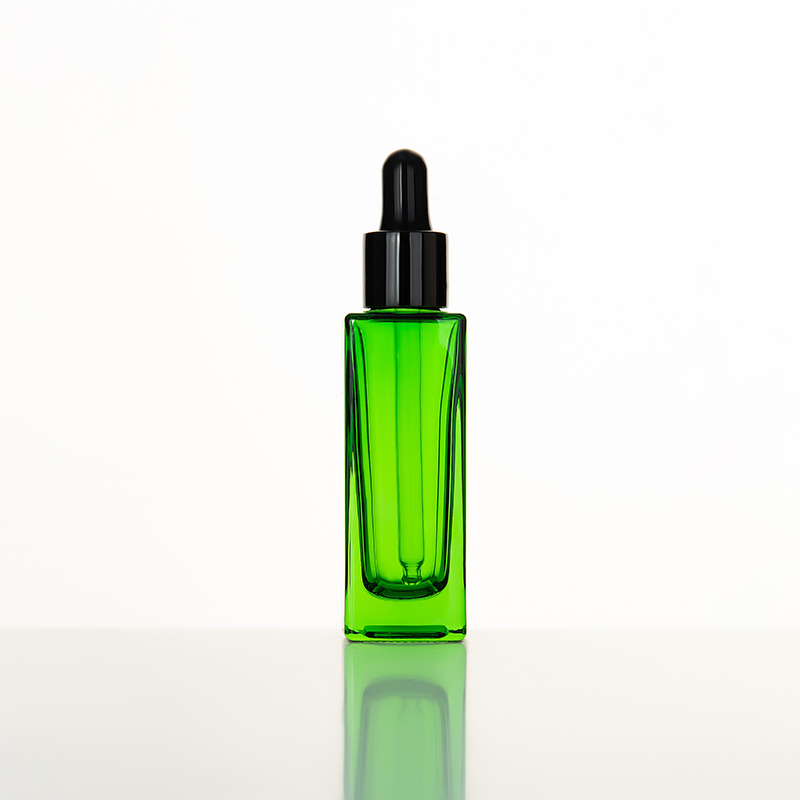 EU-2006 dark green serum glass bottle