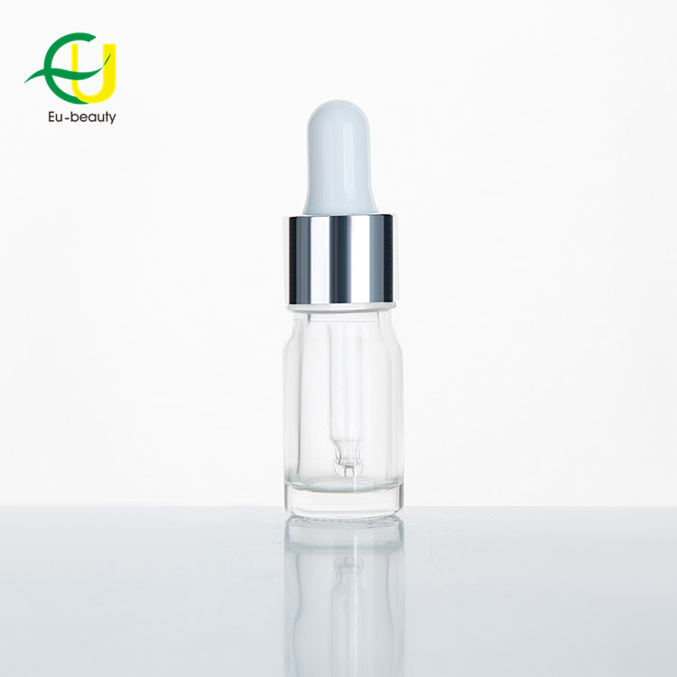 5ml transparent essential oil dropper bottles