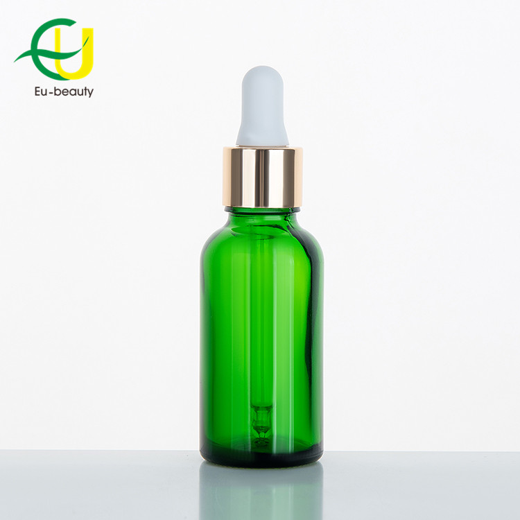 1oz green dropper bottles