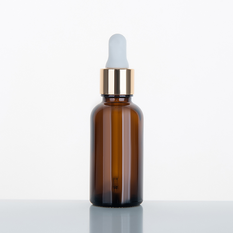 30ml amber essential oil serum bottles