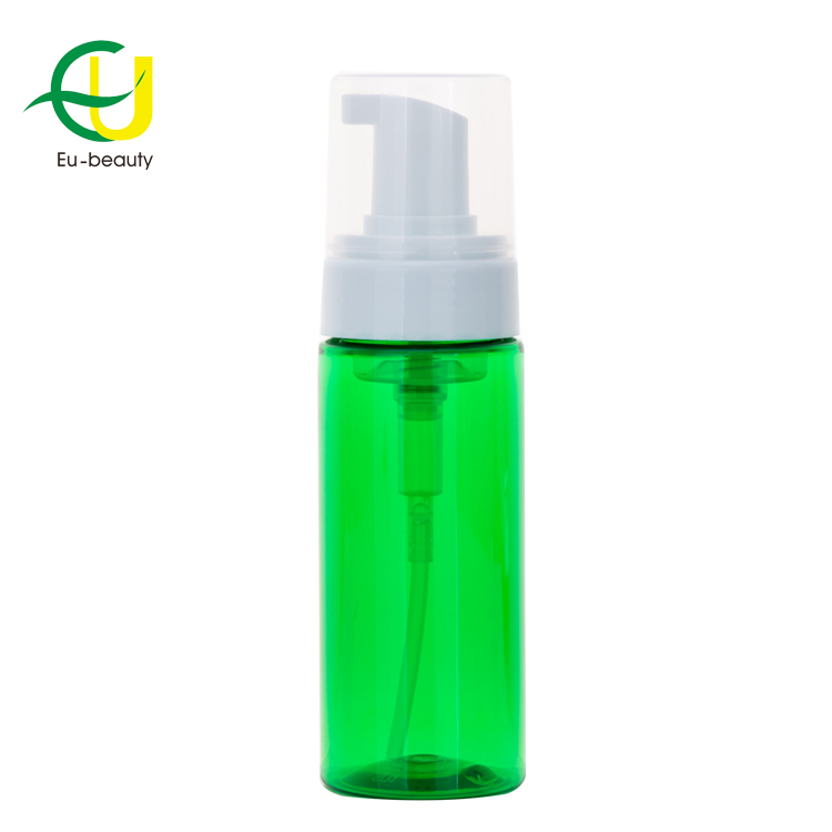 43mm Schaumpumpe mit grüner PET 150ml Flasche