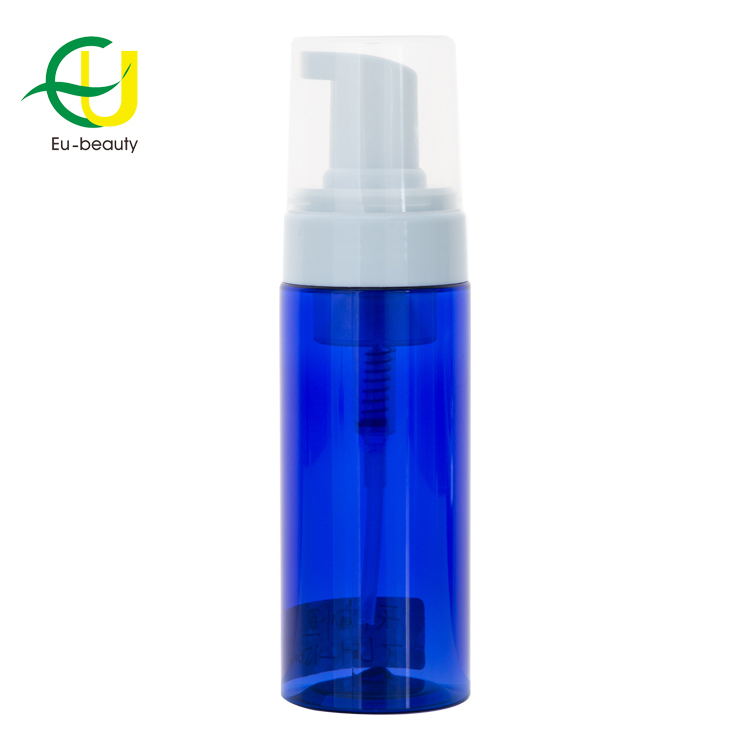 43mm foam pump with 150ml blue PET bottle