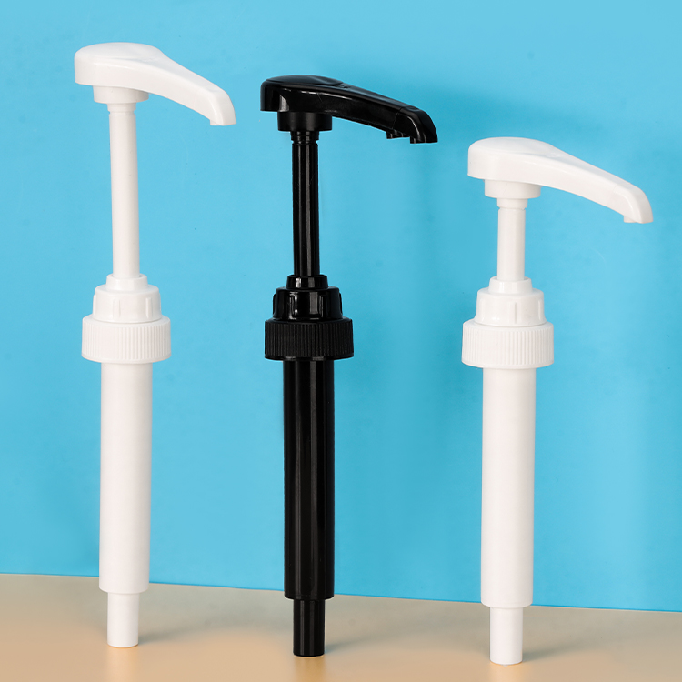 White or Black Syrup Dispenser Pump 28-400 5,8,10cc