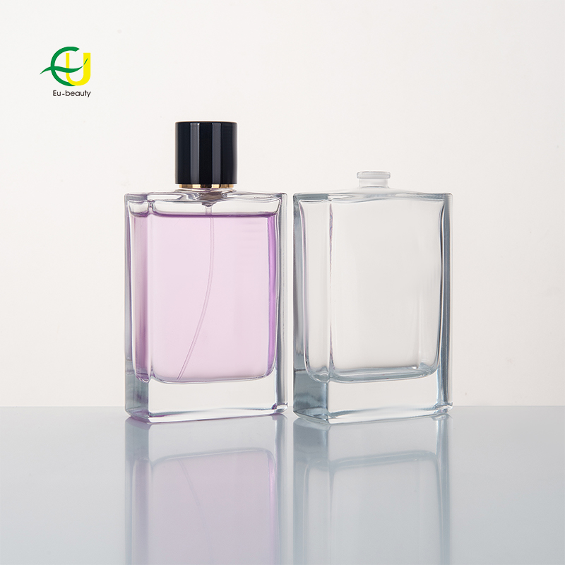 100ml glass perfume bottle with magnetic cap