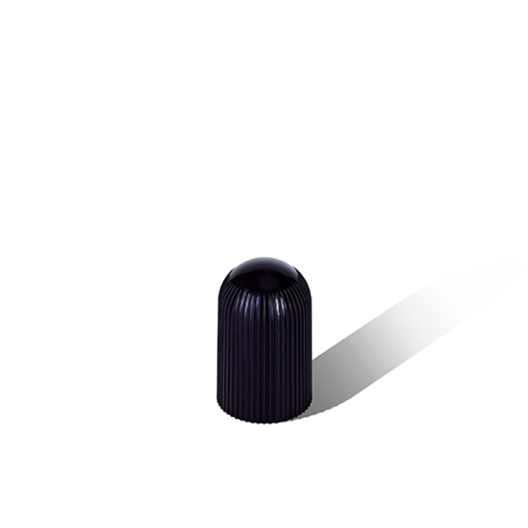 C-39 black plastic cap for perfume bottle 