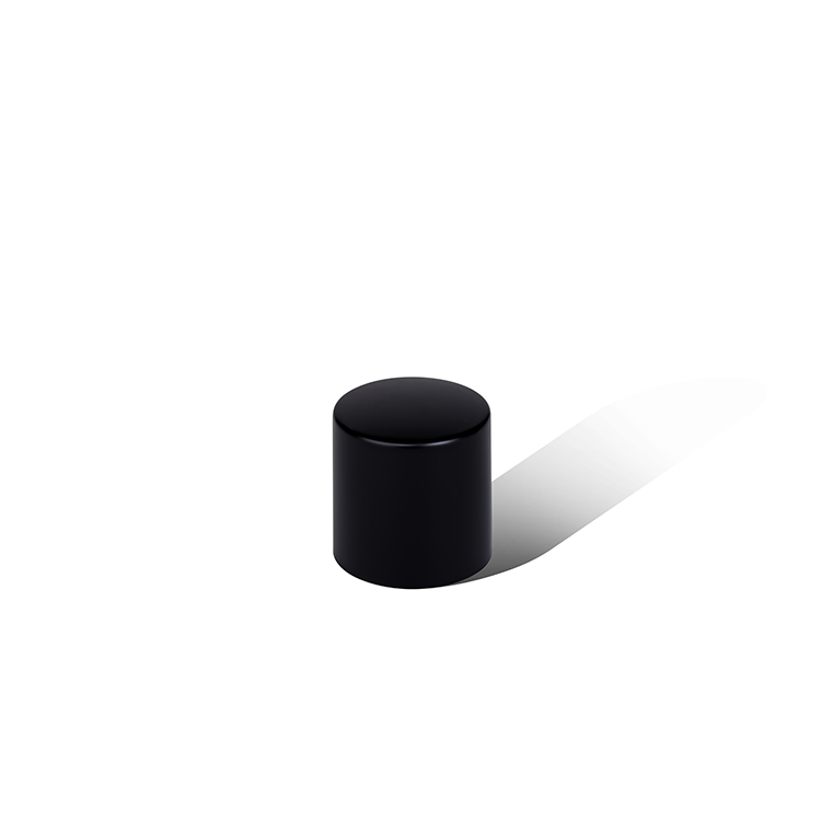 C-55 black plastic cap for perfume bottle 