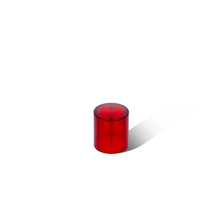 C-68 red plastic cap for perfume bottle