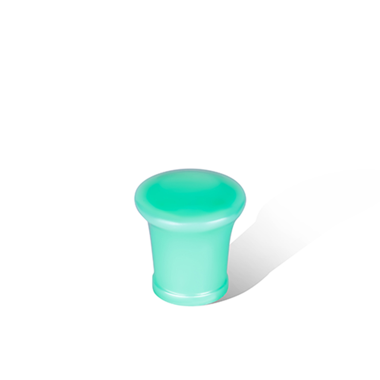 C-69 green plastic cap for perfume bottle