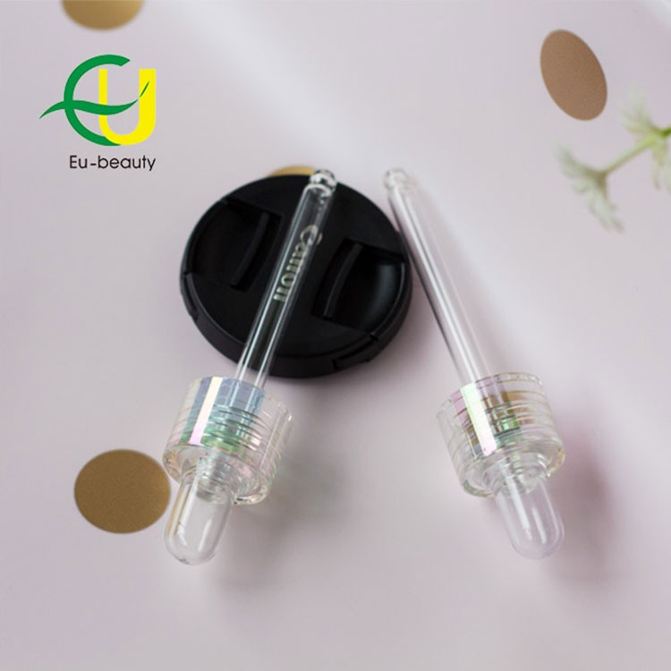 EU-beauty EU-AD-002 20/410 essential oil plastic dropper cap with PVC clear bulb