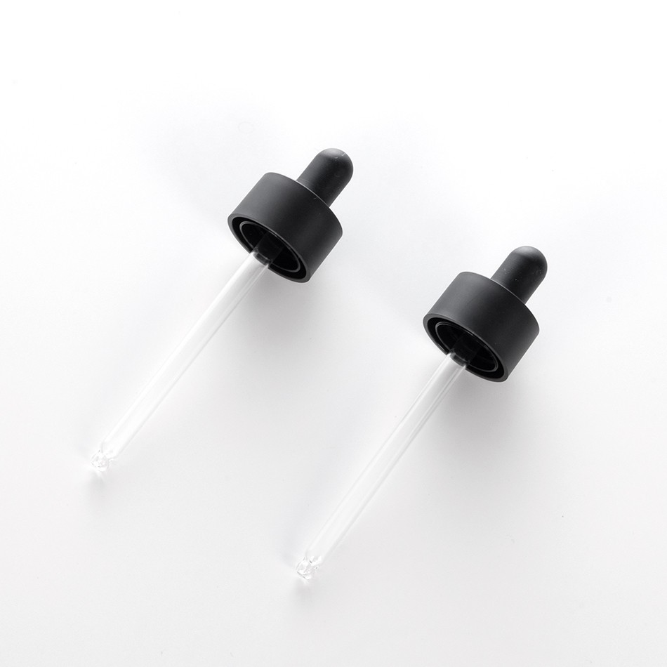 Essential Oil Use Graduated Glass Silicone Dropper Pipette Glass Dropper Pipette Plastic Cap