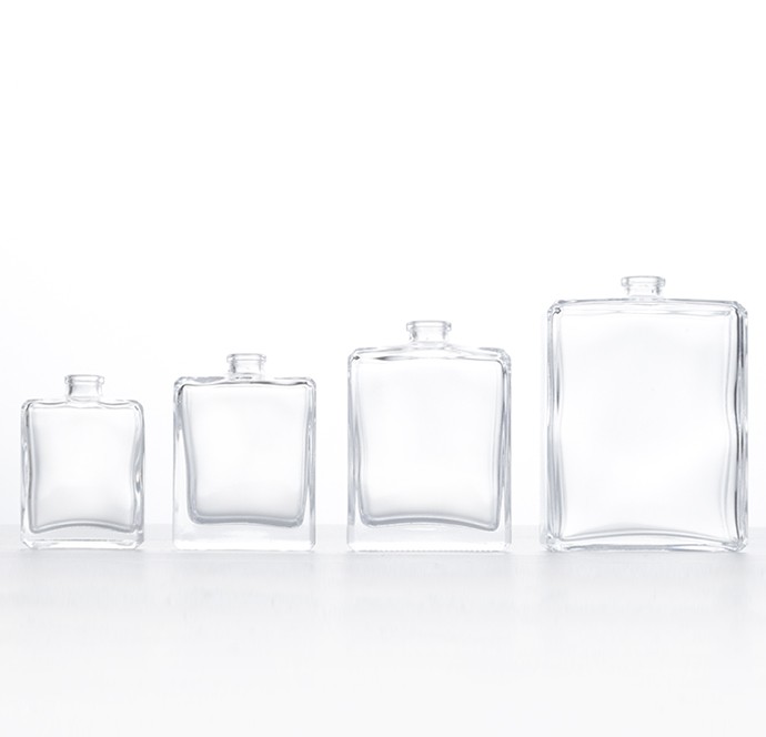 Wholesale 20ml 30Ml 50ML 100ML Empty Luxury Flat Square Spray Fragrance Perfume Bottle Refillable bouteille parfum 30ml