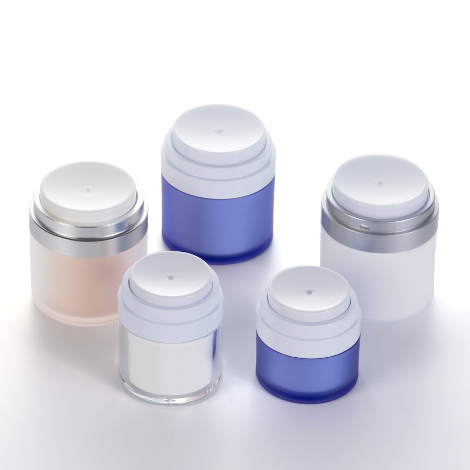 Empty 15ml 30ml 50ml Cosmetic Packaging Plastic Acrylic Airless Pump Cream Jar