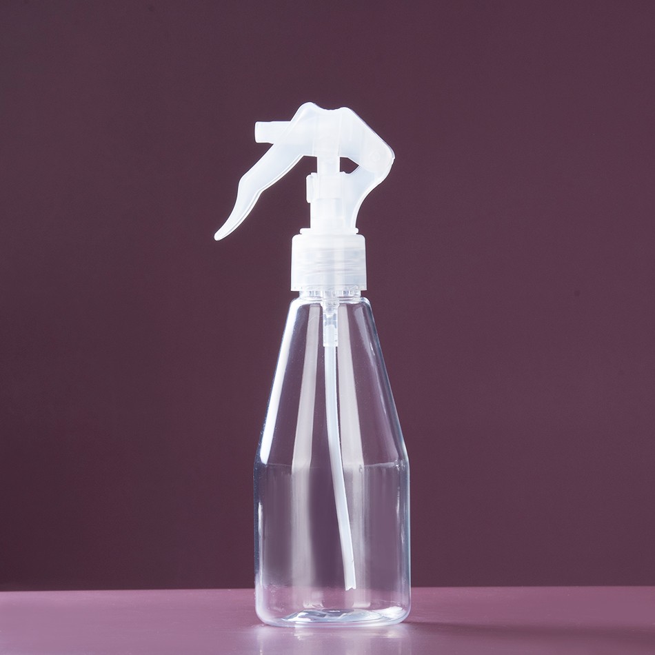 Custom Empty Boston Round 300ml 10oz pet plastic Cleaner Spray Bottle For Cleaning Detailing Spray Bottles With mini Trigger Spr