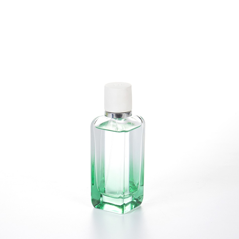 Wholesale Luxury Empty Perfume Atomizer Bottle 30ml 50ml 100ml Clear Square Glass Perfume Bottle