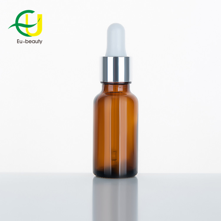 20ml amber color glass dropper bottles