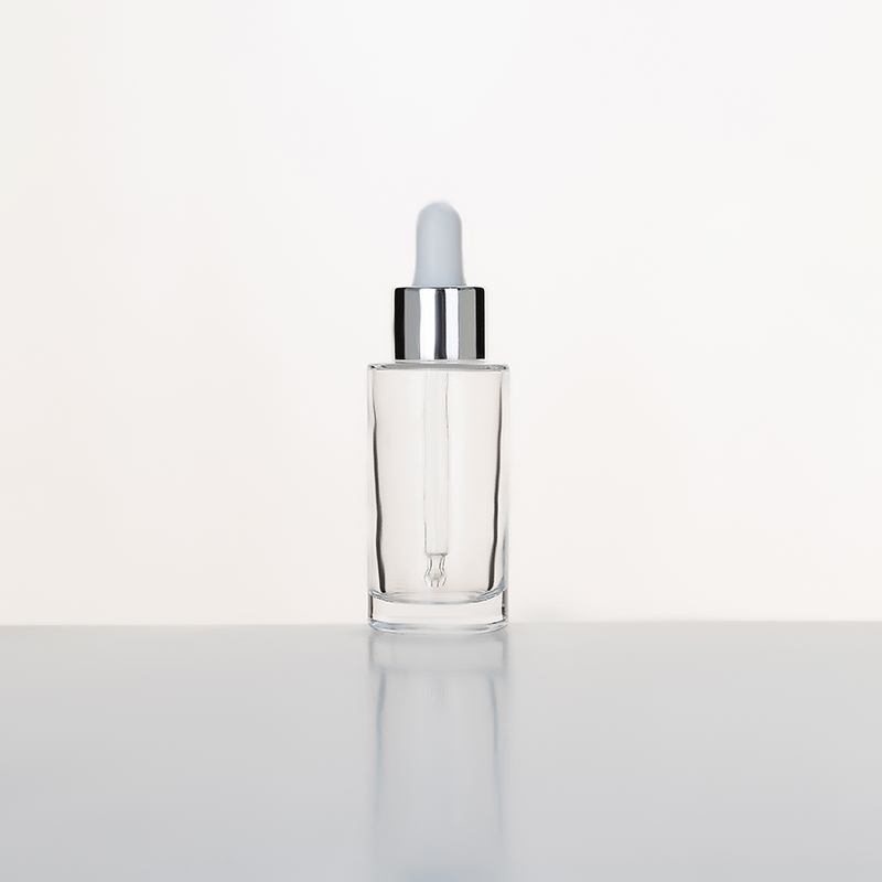 EU-2008 30ml flat shoulder glass dropper bottle
