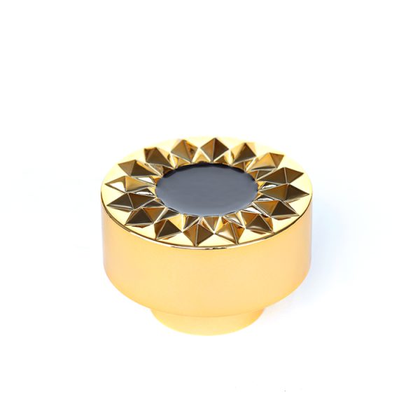 C-8 gold plastic cap for perfume bottle