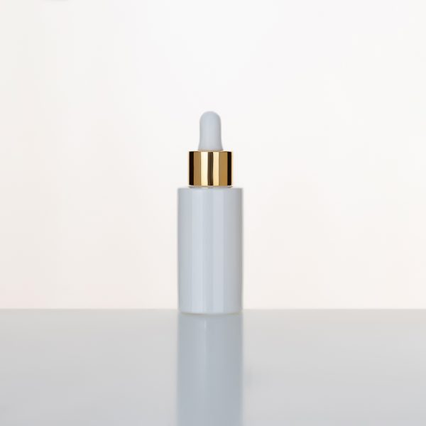 EU-2008 30ml gold aluminum dropper glass bottle