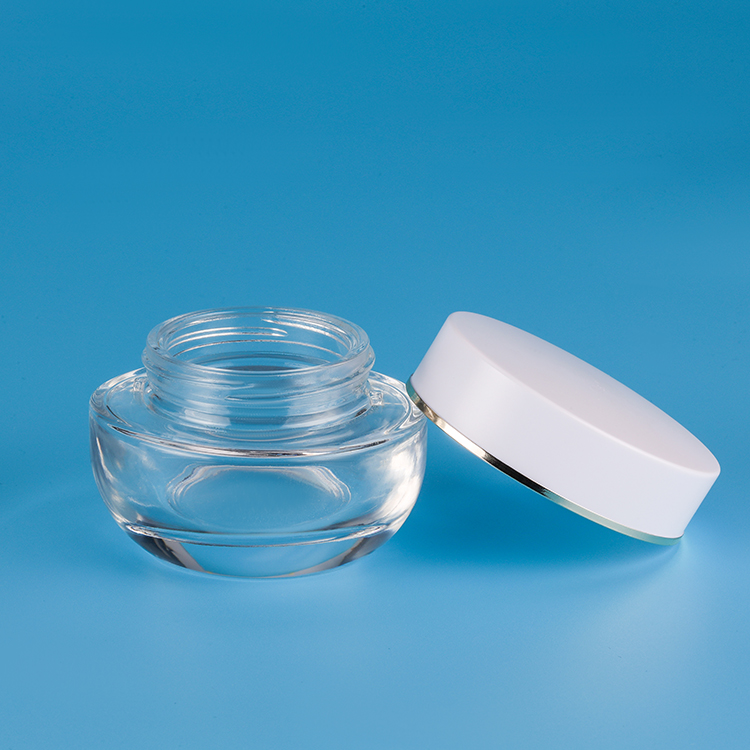 EUMF-GS-0001 cream jar glass