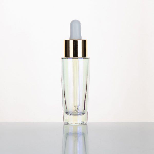EU-2009 20/410 shiny silver dropper with 20ml bottles