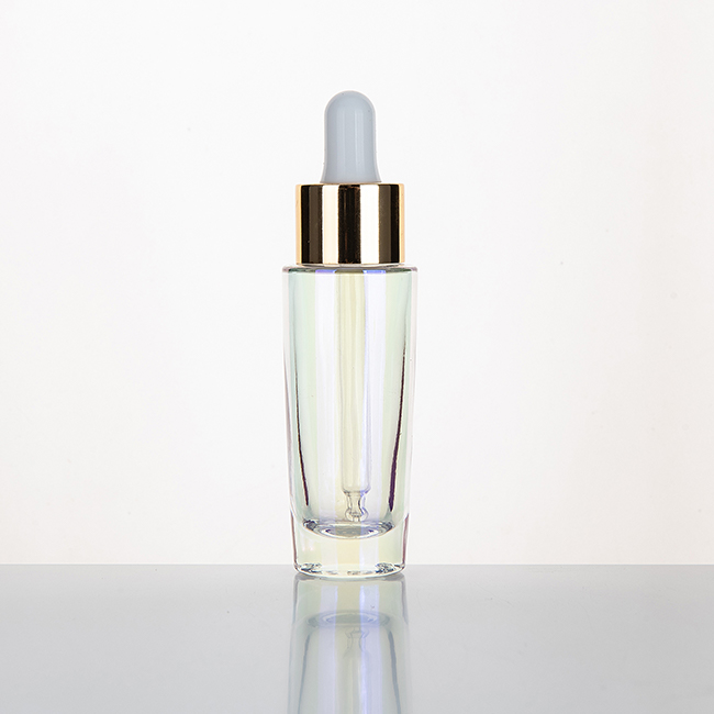 EU-2009 20/410 shiny silver dropper with 20ml bottles