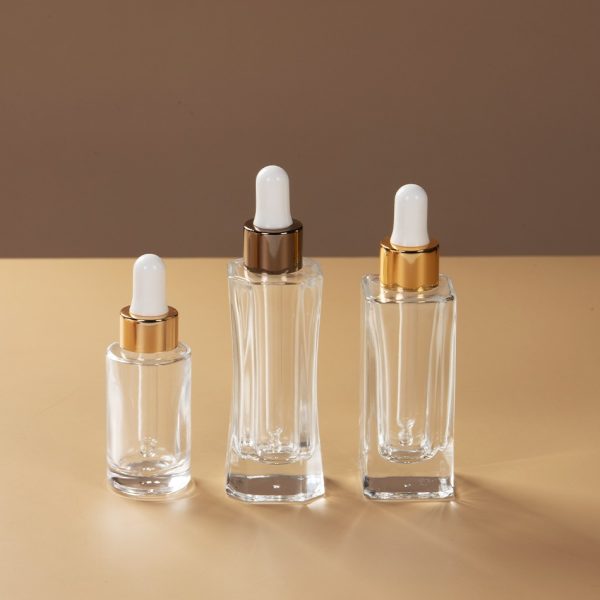 EU-Beauty glass bottles Manufacturer 30ml 60ml Frosted – Shoulder Fine Transparent Glass Dropper Bottle