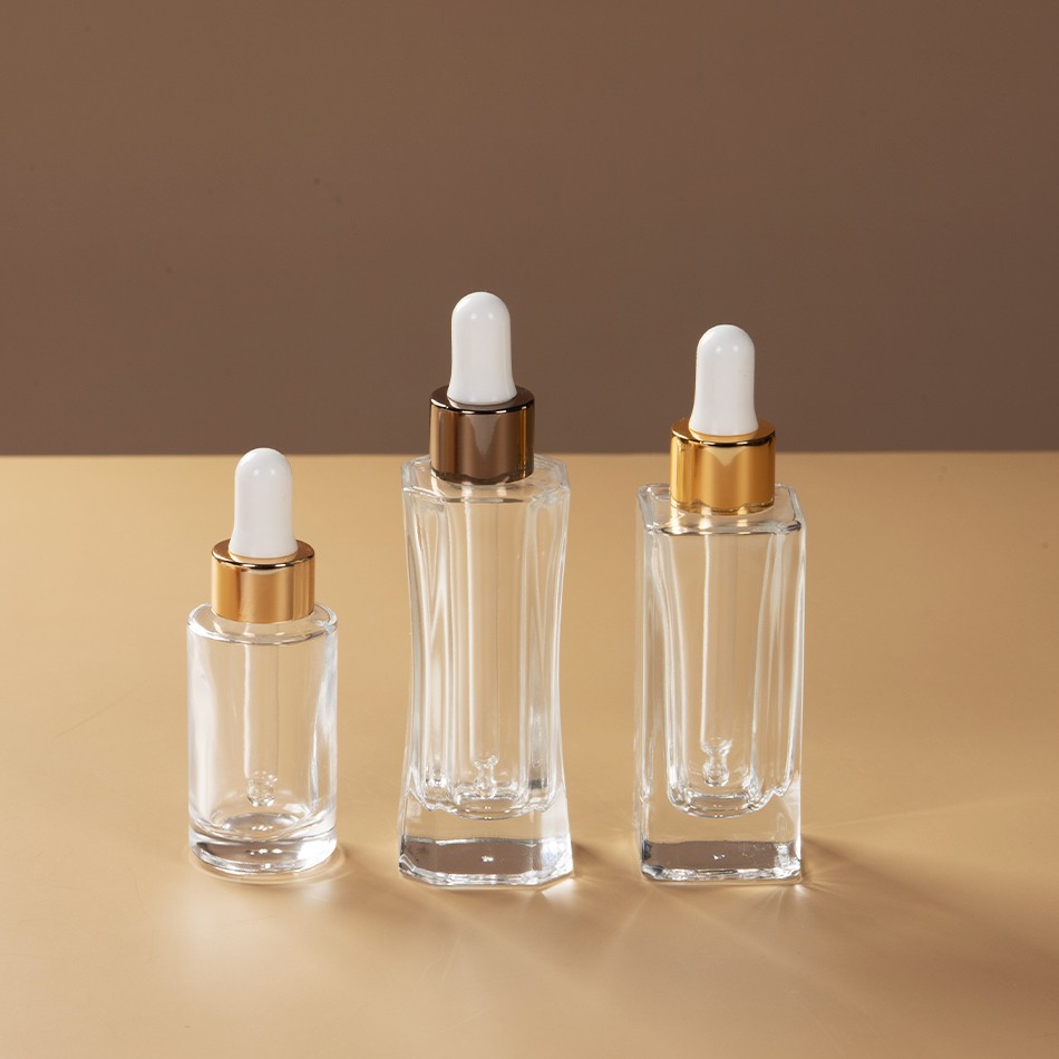EU-Beauty glass bottles Manufacturer 30ml 60ml Frosted – Shoulder Fine Transparent Glass Dropper Bottle