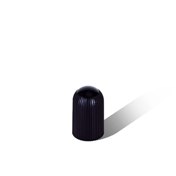 C-39 black plastic cap for perfume bottle