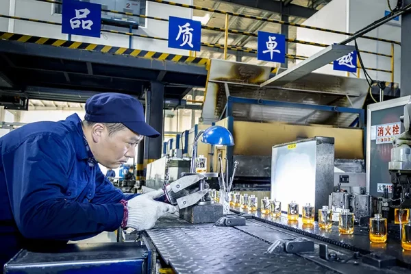 Glass production line