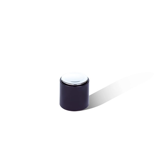 C-18 black plastic cap for perfume bottle