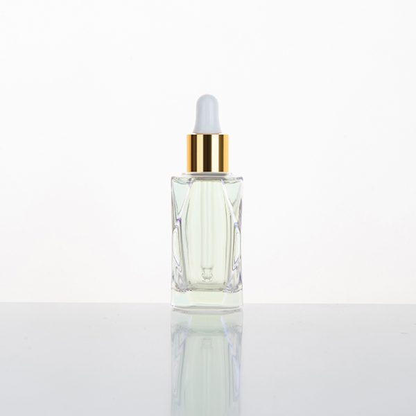 EU-2003 15ml glass bottles with silicone bulb dropper