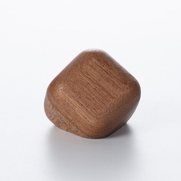 Customized 17.2mm Perfume Bottle Cap Unique Wooden Crown ound Ball Cap For Elegant Packaging