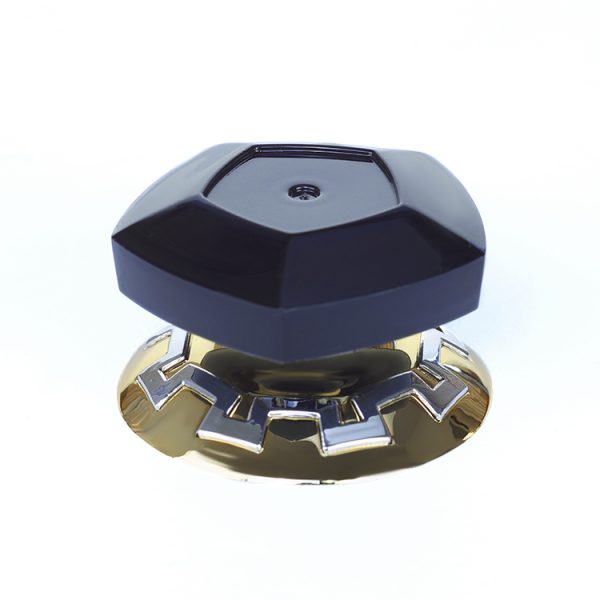C-7 black plastic cap for perfume bottle