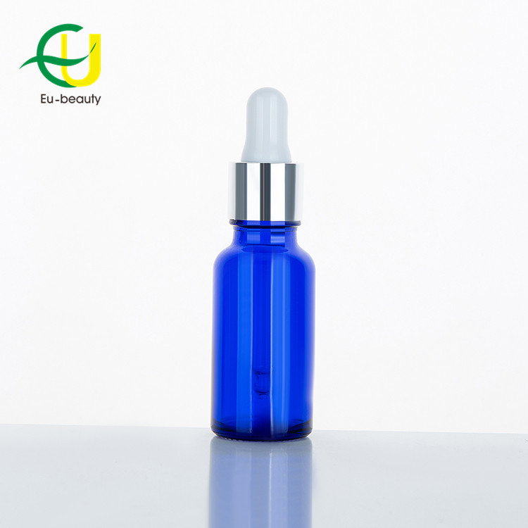 20ml blue color dropper glass bottle