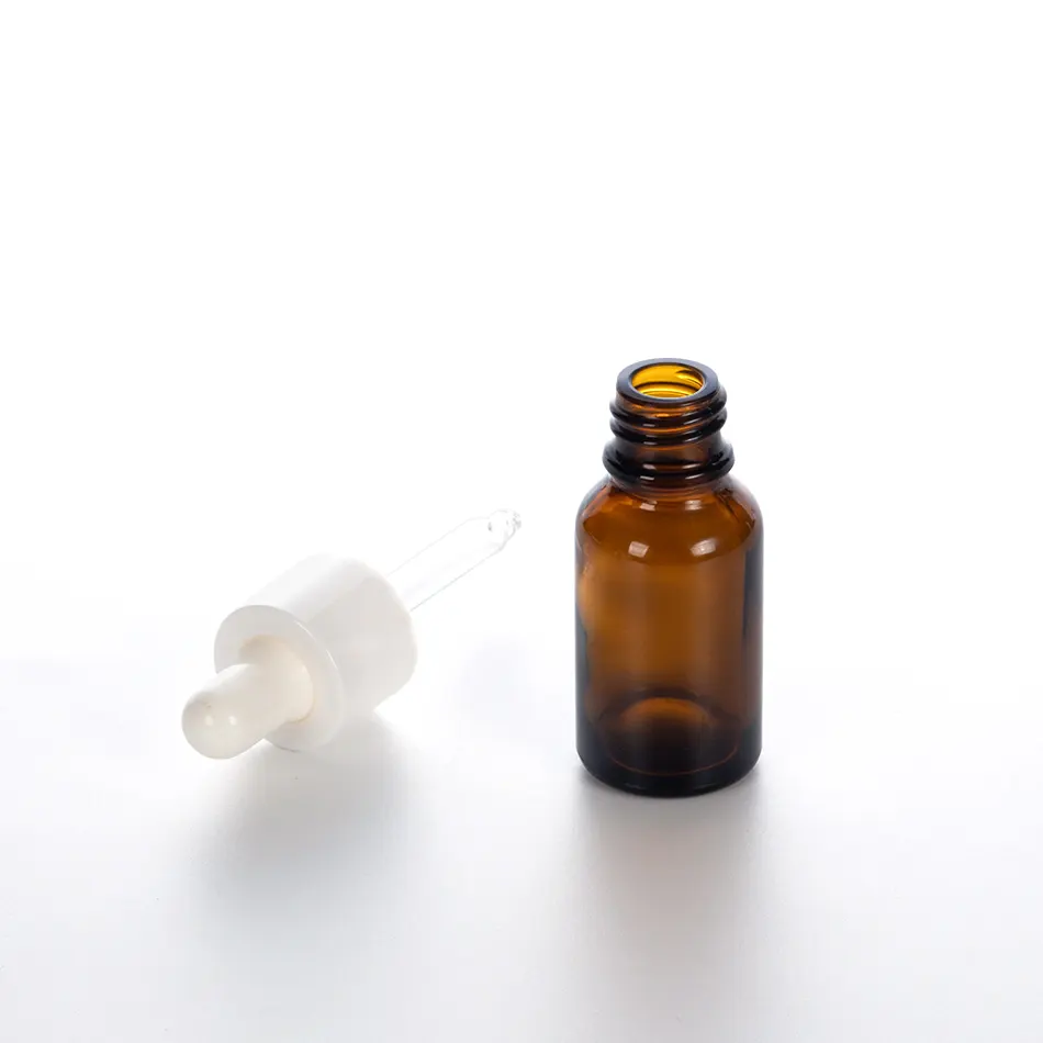 15ml Matte Frosted Amber Glass Dropper Bottle Essential Oil Bottles插图4