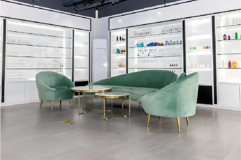 Customer reception area