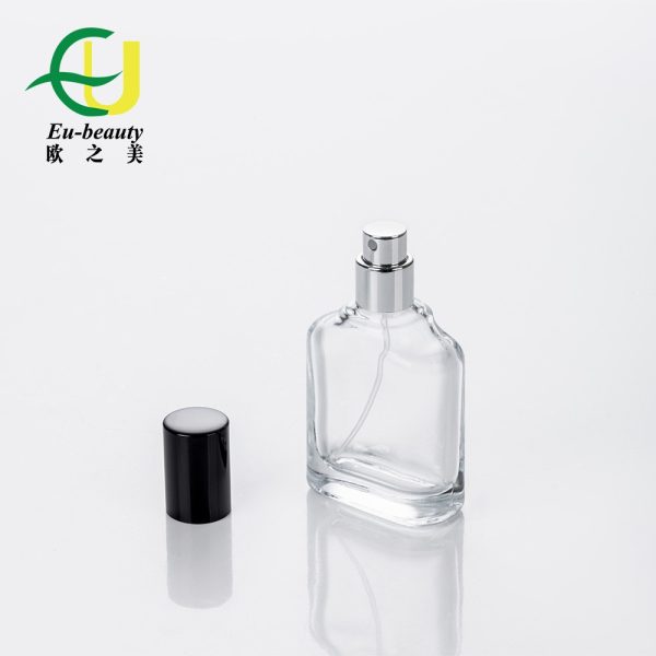 U-Beauty free samples Factory Custom 30ml Slanted Shoulder Empty Perfume Bottle Luxury Glass Perfume Bottle accept custom Box