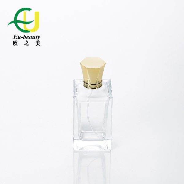 EU-Beauty free samples Customized Empty Luxury 100ml Unique Shape Glass Premium Perfume Bottle Fragrance Cosmetic Container Packaging