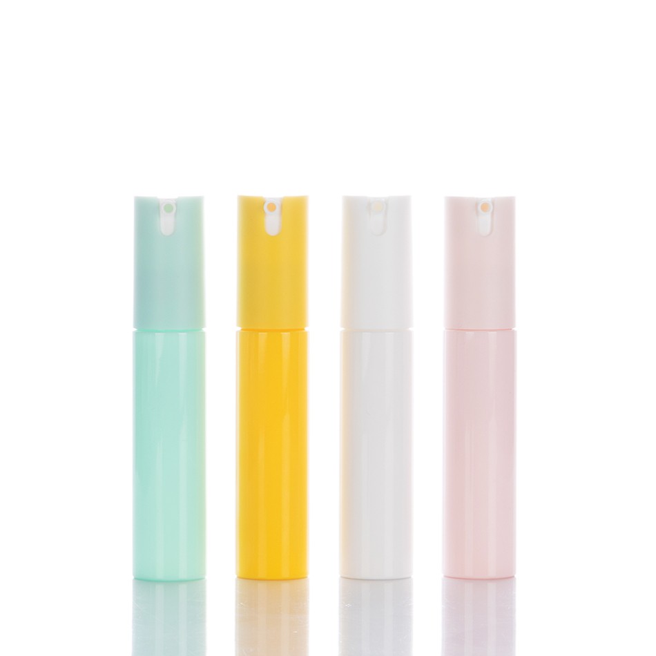 Empty 30ml coloful Eyes Cream Foundation Cosmetic Packaging Skin Care Cream Bottle With Lotion Pump