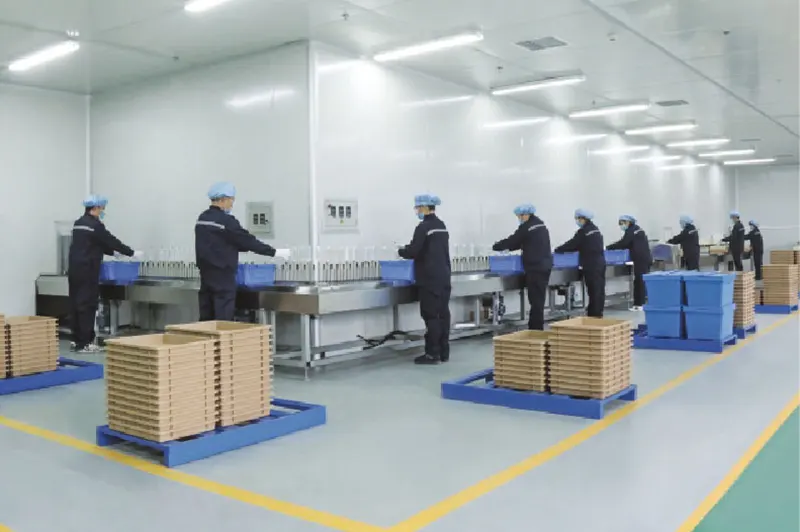 Spraying production line