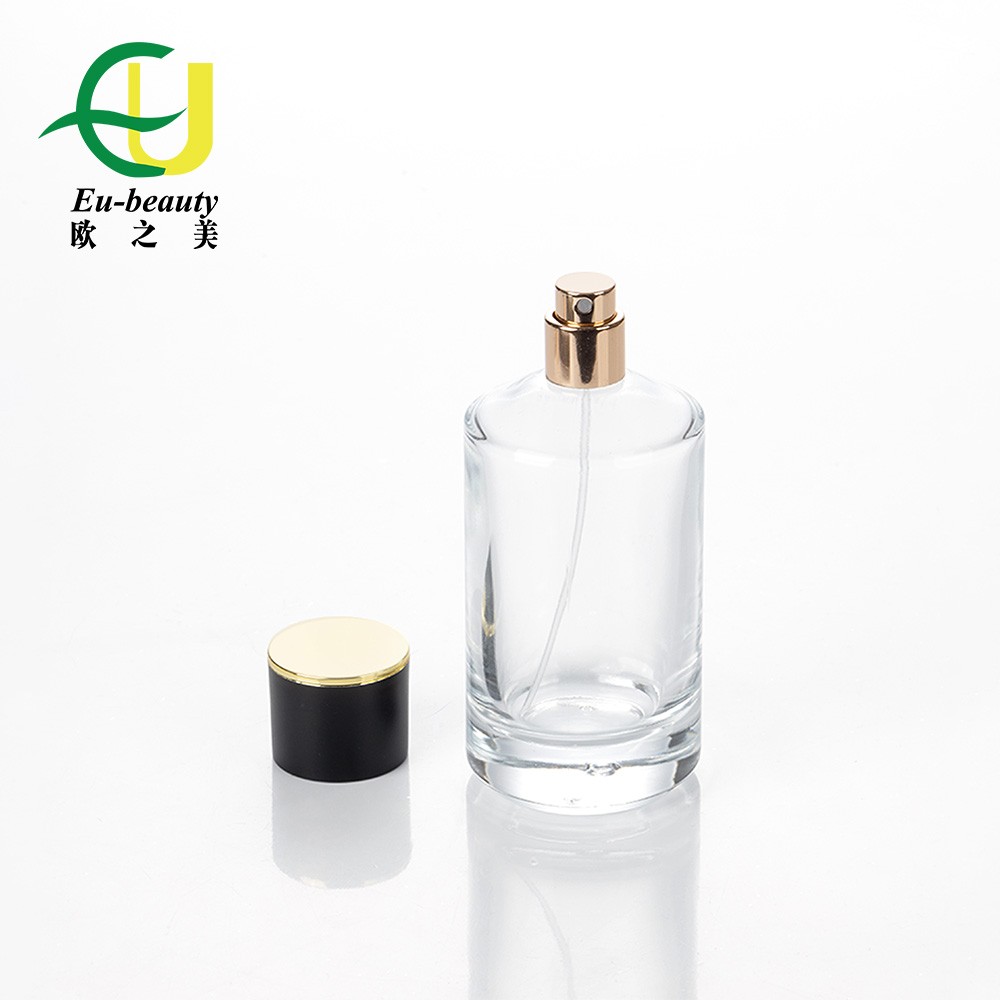 EU-Beauty free samples Spray Parfum Packaging Bottle Empty 100ml Glass Perfume Bottle with Magnetic perfume cap